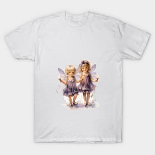 Purple Fairies holding Lanterns T-Shirt